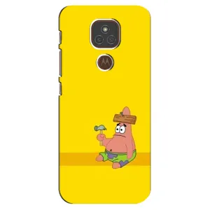 Чехлы с Патриком на Motorola MOTO E7 Plus (Ошибочка)