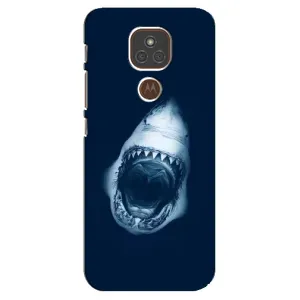 Силіконовий бампер з картинкою звірів для Motorola MOTO E7 Plus (Пащу Акули)
