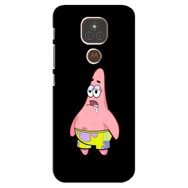 Чехол с рисунком «Патрик завис» для Motorola MOTO E7 Plus
