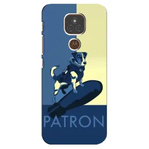 Чехол с принтом Собаки Патрон для Motorola MOTO E7 Plus (Patron)