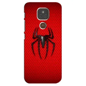 Чехол Супергерой Человека Паука на Motorola MOTO E7 Plus (Паук марвел)