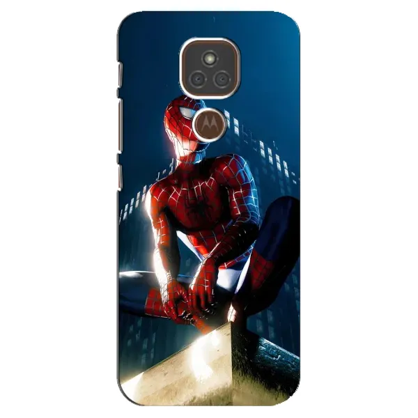 Чехол с рисунком «Паук на доме» для Motorola MOTO E7 Plus Чехол с рисунком «Паук на доме» для Motorola MOTO E7 Plus