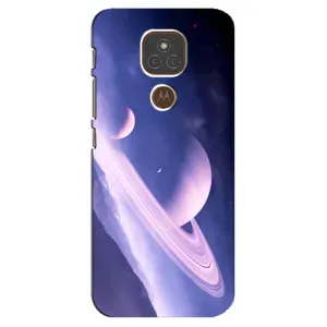 Чехлы КОСМОС для Motorola MOTO E7 Plus (Планета в космосе)
