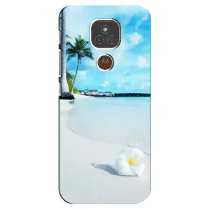 Летний Чехол на Motorola MOTO E7 Plus (Пляж)