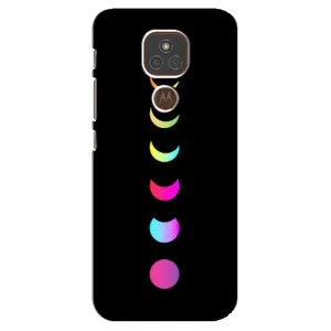 Чехол (ТПУ) с планетами на Motorola MOTO E7 Plus (Полнолуние)
