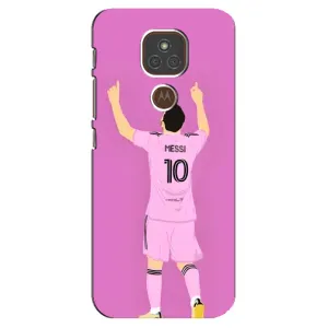 Чохли Лео Мессі в Маямі на Motorola MOTO E7 Plus (Святкування Мессі)