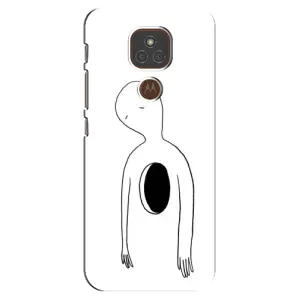 Чохли з сенсом на Motorola MOTO E7 Plus (Пустота)