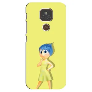 Чехол Головоломка для Motorola MOTO E7 Plus - (AlphaPrint) (Радость)
