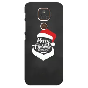 Чехол Санта Клаус для Motorola MOTO E7 Plus (Санта Крисмас)