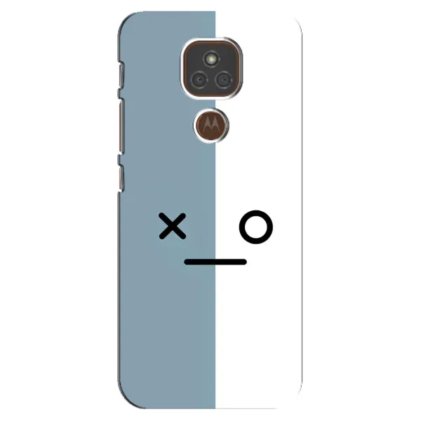 Чехол с рисунком «Серо-белый» для Motorola MOTO E7 Plus Чехол с рисунком «Серо-белый» для Motorola MOTO E7 Plus