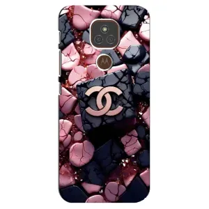 Чехол (Dior, Prada, YSL, Chanel) для Motorola MOTO E7 Plus (Шанель)
