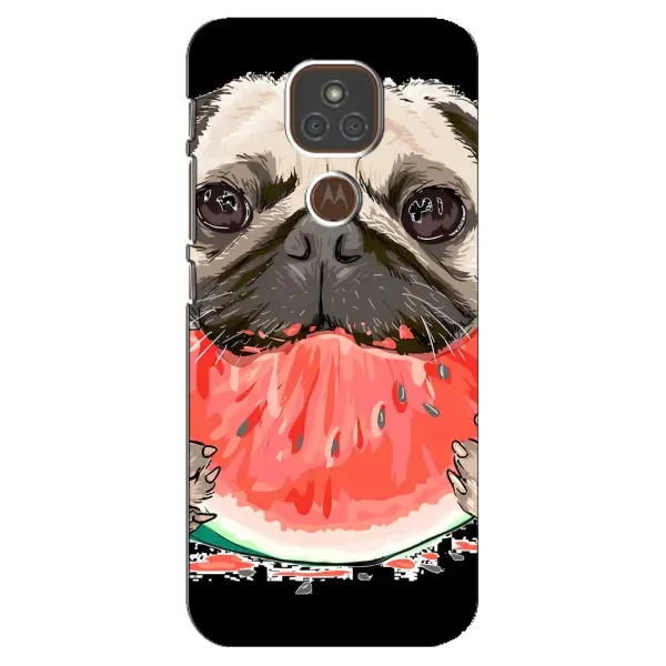 Чехол с рисунком «Смешной Мопс» для Motorola MOTO E7 Plus Чехол с рисунком «Смешной Мопс» для Motorola MOTO E7 Plus