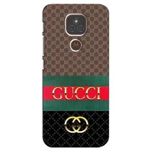Чохли бренд ГУЧЧІ для Motorola MOTO E7 Plus (Стиль GUCCI)