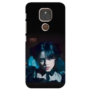 Чохол з картинкою Венсдей на Motorola MOTO E7 Plus (Танець Венсдей)