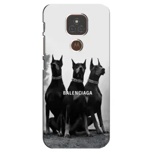 Чохол ДОБЕРМАН для Motorola MOTO E7 Plus (Три добермана)