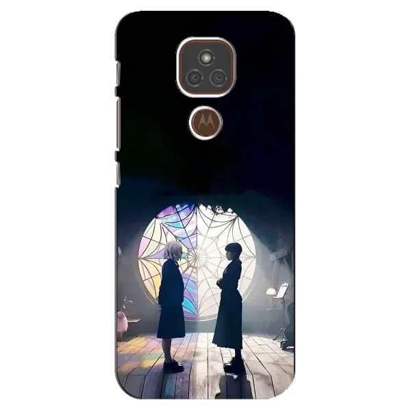 Чехол с рисунком «Уэнсдей и Энди» для Motorola MOTO E7 Plus Чехол с рисунком «Уэнсдей и Энди» для Motorola MOTO E7 Plus