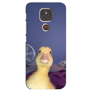 Чехол с рисунком «Утка» для Motorola MOTO E7 Plus