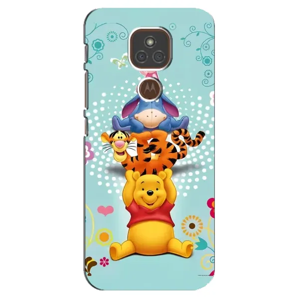Чехол с рисунком «Винни Пух и друзья» для Motorola MOTO E7 Plus