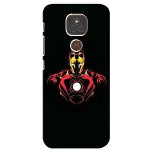 Чехол Супергерой Железный человек на Motorola MOTO E7 Plus (Железный человек)