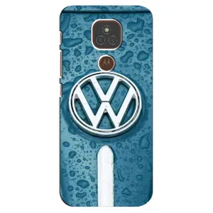Чехол "Фольксваген" для Motorola MOTO E7 Plus (Значок Фольксваген)