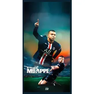 Чехол (TPU) с Футболистом на Motorola MOTO E7i / E7 Power (MBAPPE)