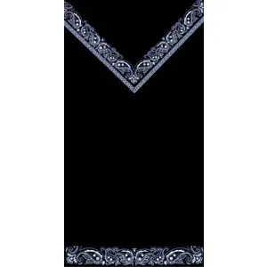 Силиконовый Чехол на Motorola MOTO E7i / E7 Power (Воротник вышиванки)