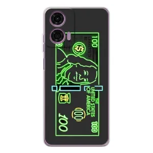 Чехол (Дорого -богато) на Motorola MOTO G04 (Баксы)