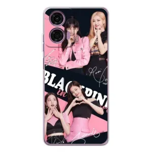 Чехлы с картинкой для Motorola MOTO G04 (BLACKPINK)