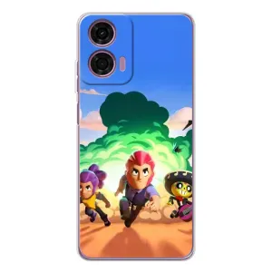 Силиконовый Чехол на Motorola MOTO G04 с картинкой Brawl Stars (Бравел Старс)