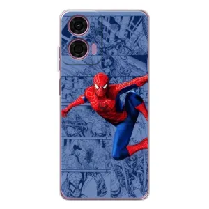 Силиконовый Чехол для Motorola MOTO G04 (Человек Паук)
