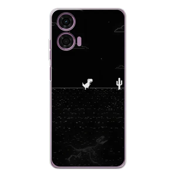 Чохол з малюнком «Динозаврик» для Motorola MOTO G04 Чохол з малюнком «Динозаврик» для Motorola MOTO G04