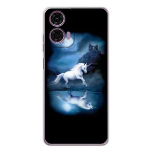 Чехол Unicorn на Motorola MOTO G04 (Единорог)