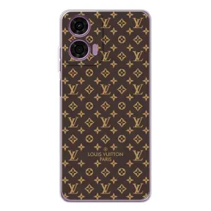 Чехол Стиль Louis Vuitton на Motorola MOTO G04 (Фон Луи Виттон)