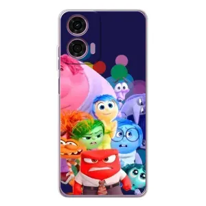 Чехол Головоломка для Motorola MOTO G04 - (AlphaPrint) (Герои головоломки)
