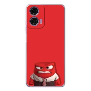 Чехол Головоломка для Motorola MOTO G04 - (AlphaPrint) (Гнев)