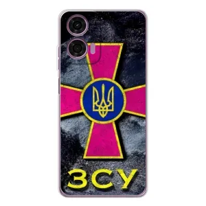 ЗСУ Чехлы (TPU) для Motorola MOTO G04 (Лого ЗСУ)