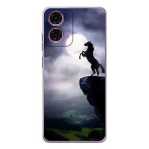 Чехлы с изображением разных животных для Motorola MOTO G04 (Лошадь)