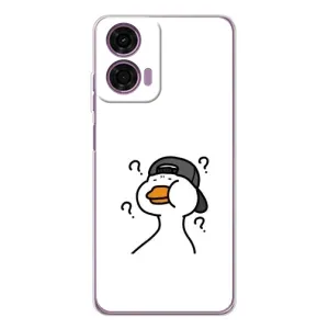 Бампер с принтом Мемы для Motorola MOTO G04 (Непонимание)