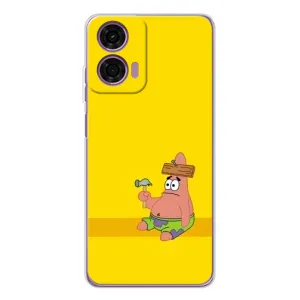 Чехлы с Патриком на Motorola MOTO G04 (Ошибочка)