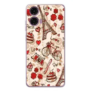 Чохол Ейфелева Вежа на Motorola MOTO G04 (Париж мрія)