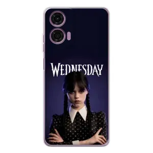 Чехлы с принтом Уэнсдей на Motorola MOTO G04 (Wednesdey)