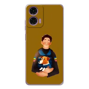 Чехол с принтом для Motorola MOTO G04 (ЗСУ Патрон)