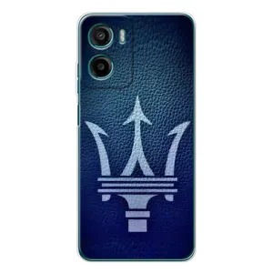 Чехлы с тематикой "Крутые машины" на Motorola Moto G05 (Лого Maserati)