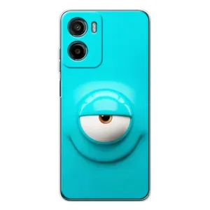 Силиконовые Чехлы (смешные стикеры) для Motorola Moto G05 (Одноглазик)