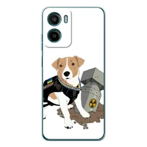 Чехол с принтом Собаки Патрон для Motorola Moto G05 (Пёс Патрон с ракетой)