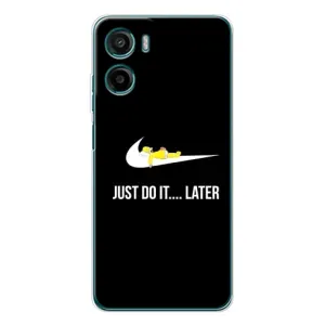 Силиконовый Чехол на Motorola Moto G06 Power с картинкой Nike (Later)