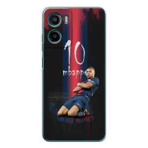 Чехол (TPU) с Футболистом на Motorola Moto G06 Power (MBAPPE 10)
