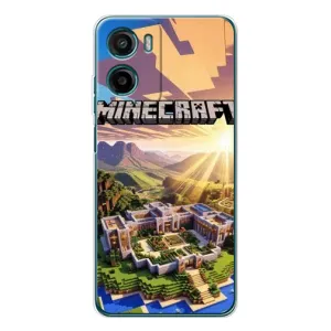 Чехол майнкрафт для Motorola Moto G06 Power (MINECRAFT)