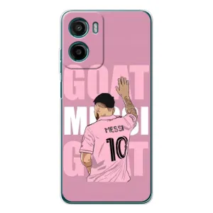Чехлы Лео Месси в Майами на Motorola Moto G06 (GOAT MESSI)