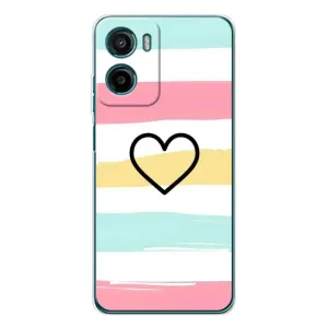 Чехлы с тематикой "Маленькие Сердечки" на Motorola Moto G06 (Красивое сердечко)